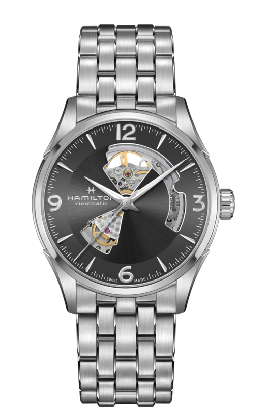 Jazzmaster Grey Dial 42MM Open Heart Automatic H32705181