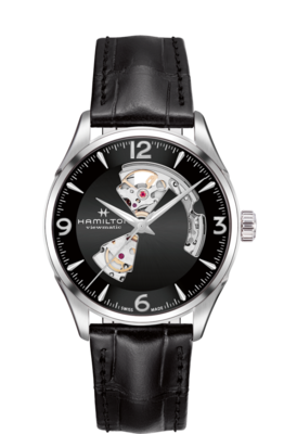Jazzmaster Black Dial  42MM Open Heart Automatic H32705731