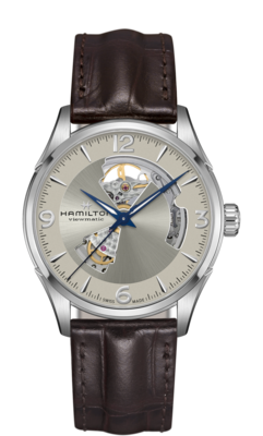 Jazzmaster Silver Dial 42MM Open Heart Automatic H32705521