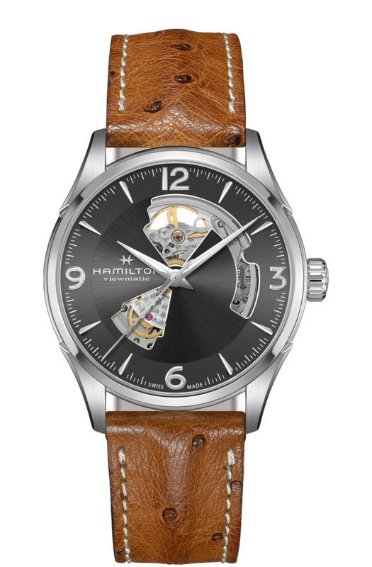 Jazzmaster Grey Dial 42MM Open Heart Automatic H32705581