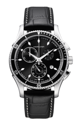 Jazzmaster Seaview Black Dial  44MM Quartz H37512731