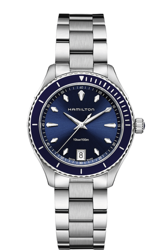 Jazzmaster Seaview Blue Dial 37MM Quartz H37451141