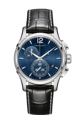 Jazzmaster Blue Dial 42MM  Chrono Quartz H32612741