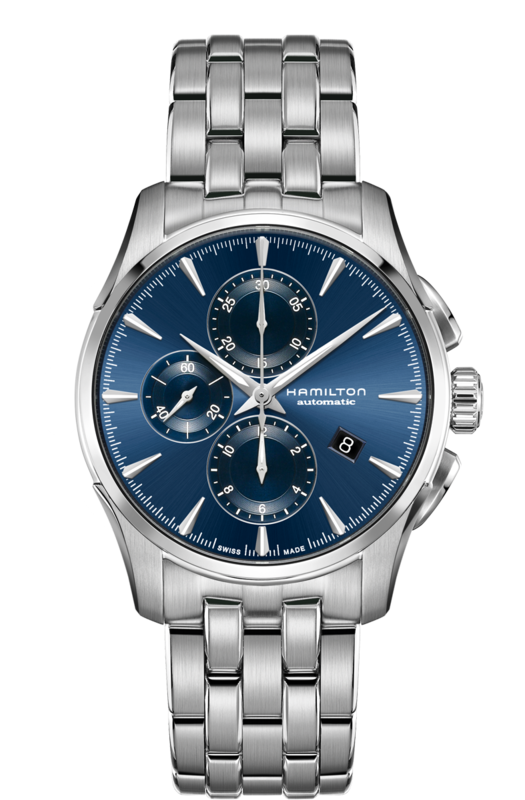 Jazzmaster Blue Dial 42MM Automatic Chrono H32586141