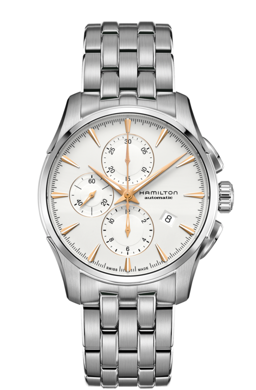 Jazzmaster White Dial 42MM Automatic Chrono H32586111