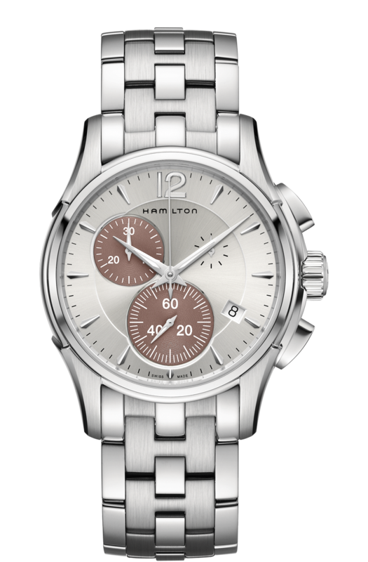 Jazzmaster Silver Dial 42MM  Chrono Quartz H32612151