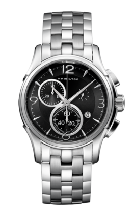 Jazzmaster Black Dial 42MM Chrono Quartz H32612135