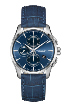 Jazzmaster Blue Dial 42MM Automatic Chrono H32586641
