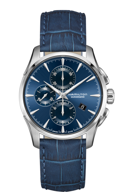 Jazzmaster Blue Dial 42MM Automatic Chrono H32586641