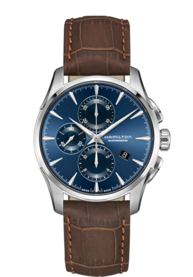 Jazzmaster Blue Dial 42MM Automatic Chrono H32586541