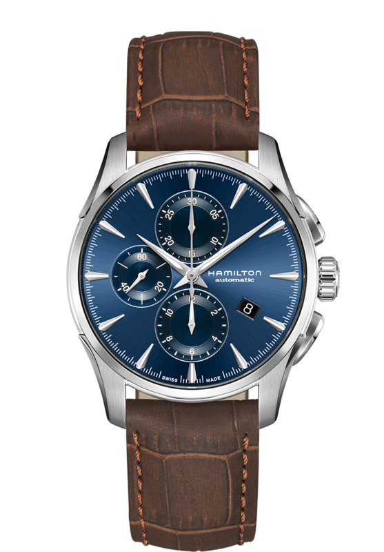 Jazzmaster Blue Dial 42MM Automatic Chrono H32586541