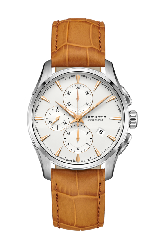 Jazzmaster White Dial 42MM Automatic Chrono H32586511