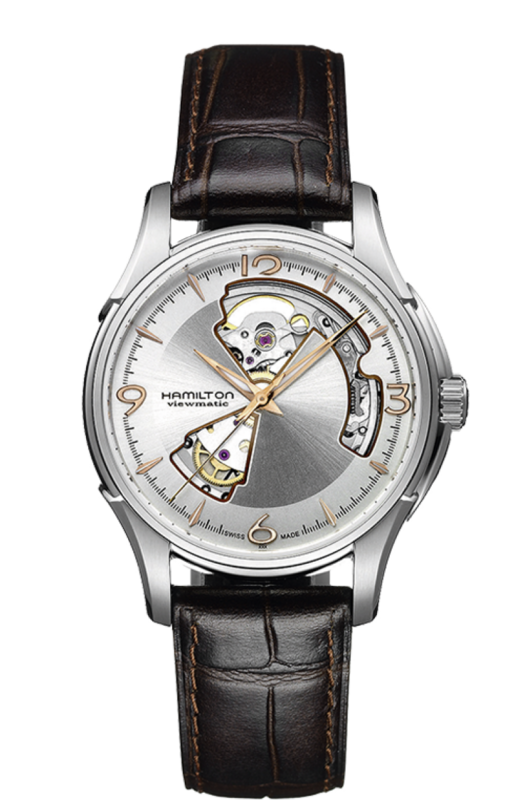 Jazzmaster Silver Dial 40 MM Open Heart Automatic H32565555