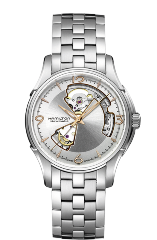 Jazzmaster Silver Dial 40MM Open Heart  Automatic H32565155