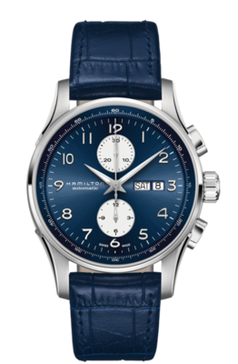 Jazzmaster Blue Dial 45MM Maestro Automatic Chrono H32766643