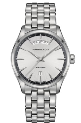 Jazzmaster Silver Dial 42MM Day Date Automatic H42565151