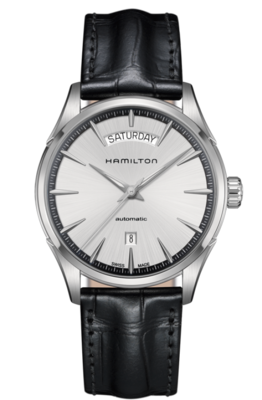 Jazzmaster Silver Dial 42MM Day Date Automatic H42565751