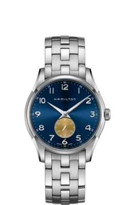 Jazzmaster Blue Dial 40MM Thinline Small Second Quartz H38411140