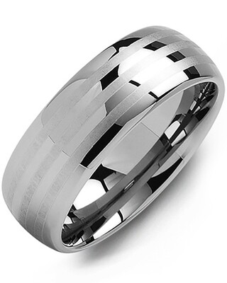 MGK - Men&#39;s Multi-Stripe Tungsten Wedding Band