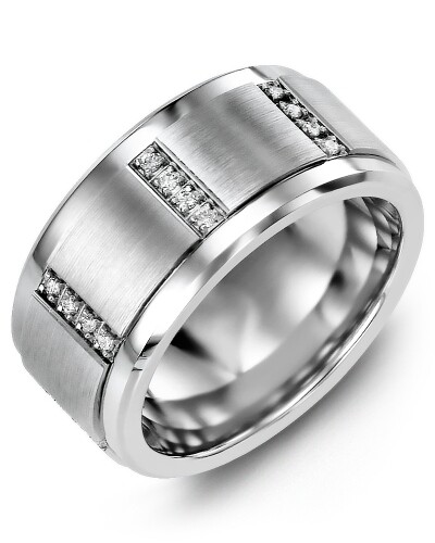 MLJ MOD - Men&#39;s Quad Diamond Wedding Ring