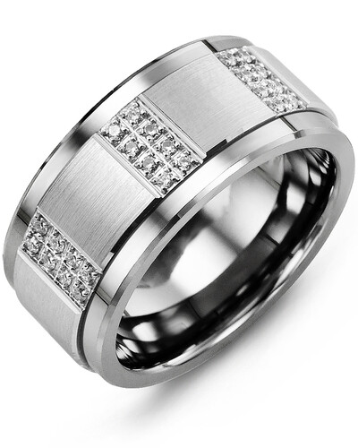 MLT MOD - Men&#39;s Quad Duo Diamond Wedding Ring