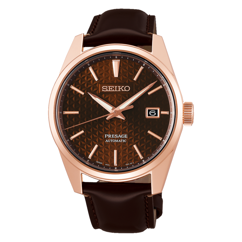 Seiko Presage Red Dial Sharp Edge Series 40MM Automatic SPB170