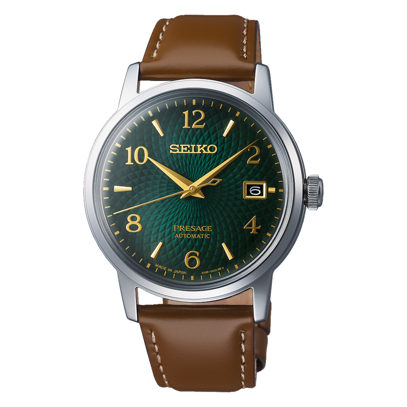 Seiko Presage Green Dial 39MM Automatic SRPE45
