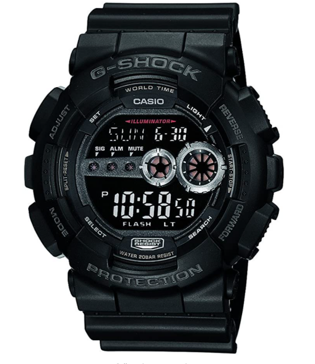 Casio Men&#39;s GD100-1BCR G-Shock X-Large Black Multi-Functional Digital Sport W