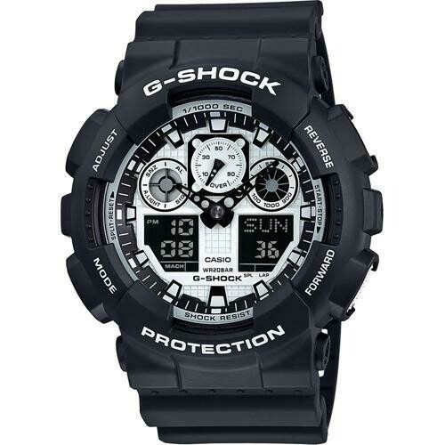 G-SHOCK GA100BW-1A MEN&#39;S WATCH