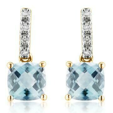 AQUAMARINE EARRINGS