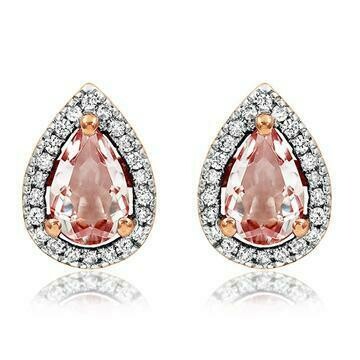 MORGANITE EARRINGS