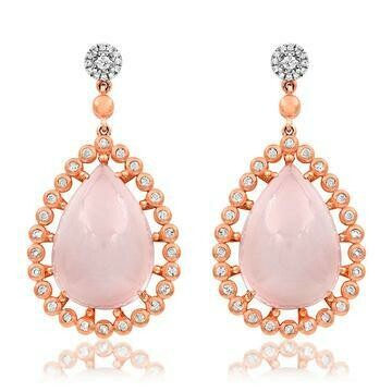 PINK QUARTZ EARRINGS