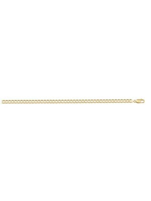 Yellow Gold Solid Open Link Anklet 10KT & 14KT Yellow Gold Solid Open Link Anklet 10KT & 14KT