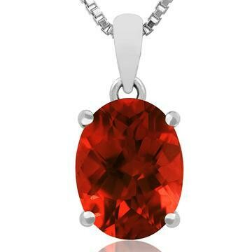 Round Garnet Pendant 14KT Gold Round Garnet Pendant 14KT Gold