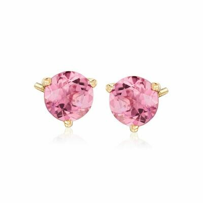 PINK TOURMALINE EARRINGS
