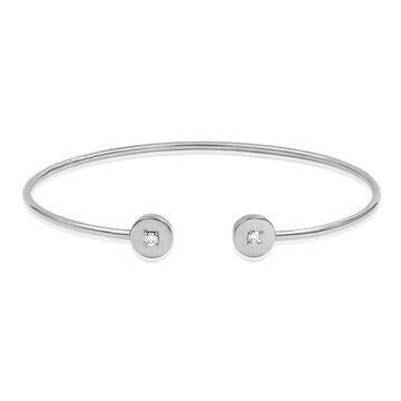 Diamond Open Bangle White Gold Diamond Open Bangle White Gold