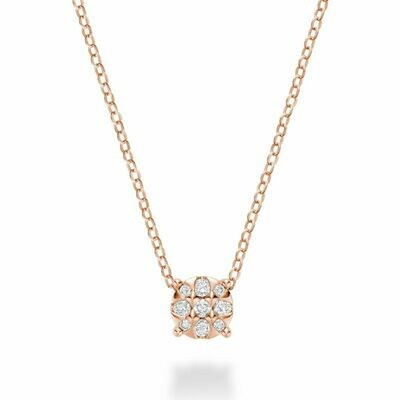 Illusion Diamond Pendant Rose Gold Illusion Diamond Pendant Rose Gold