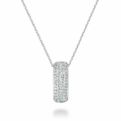Diamond Pave Pendant 0.28 CTDI White Gold Diamond Pave Pendant 0.28 CTDI White Gold
