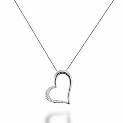 Diamond Heart Pendant 0.17CTDI White Gold Diamond Heart Pendant 0.17CTDI White Gold