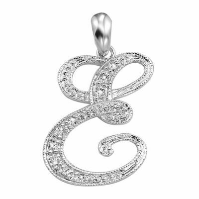 SCRIPT E 10K 0.04CTDI White Gold SCRIPT E 10K 0.04CTDI White Gold