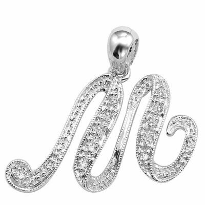 SCRIPT M 10K 0.04CTDI White Gold SCRIPT M 10K 0.04CTDI White Gold