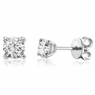 Solitaire Diamond Stud Earrings 0.25CTDI White Gold Solitaire Diamond Stud Earrings 0.25CTDI White Gold
