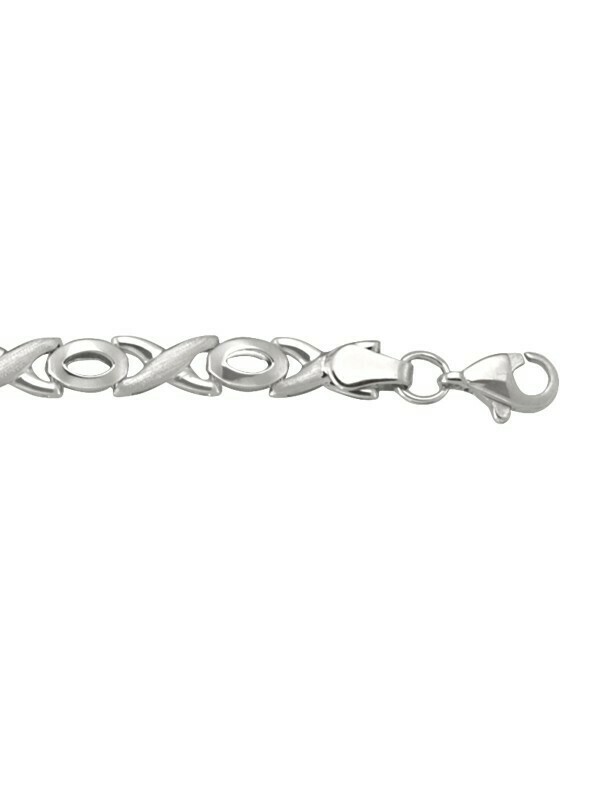 White Gold Hollow Fancy Bracelet 10KT