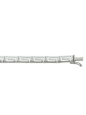 White Gold Solid Fancy Bracelet 14KT