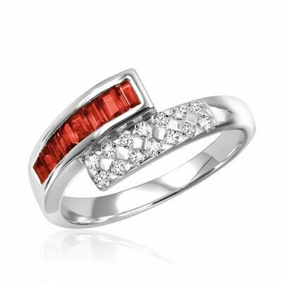 Bypass Ruby &amp; Diamond Ring