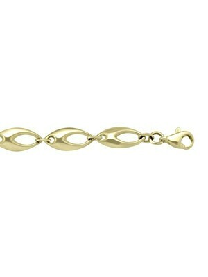 Yellow Gold Hollow Fancy Bracelet 10KT