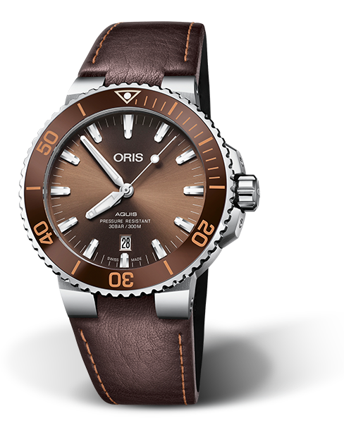 Oris Aquis Date Brown Dial 44MM Automatic