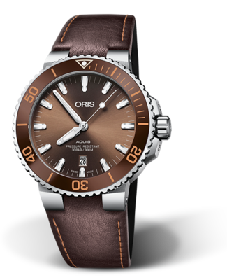 Oris Aquis Date Brown Dial 44MM Automatic