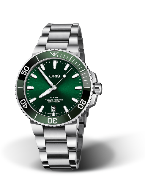 Oris Aquis Date Green Dial 40MM Automatic