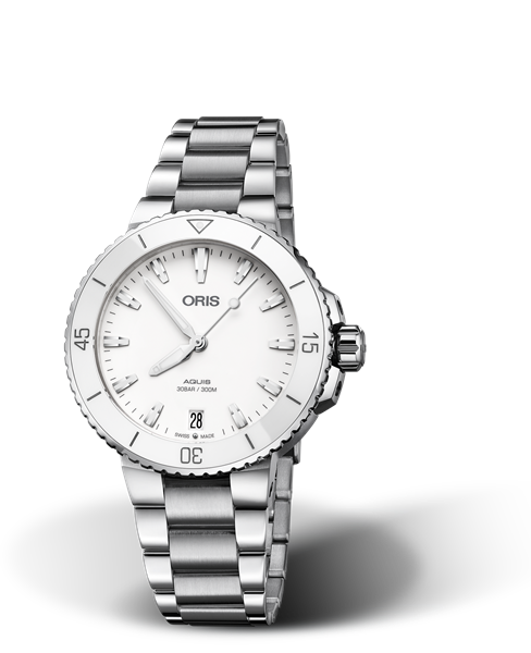 Oris Aquis Date White Dial 37MM Automatic